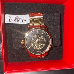 Invicta Gold-Tone and Black automatic Watch